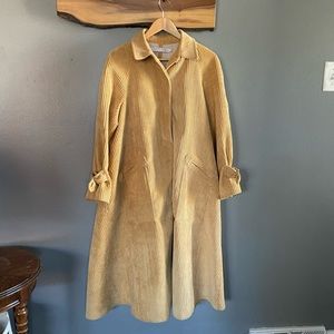 Christy Dawn Leona corduroy trench coat